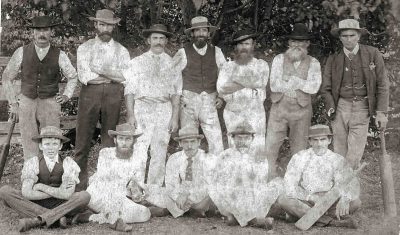 Photograph of The Pearls cricket team